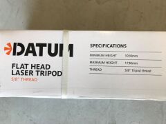 Datum Flat Head Laser Tripod - 3