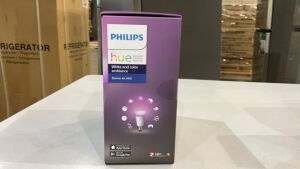 Philips Hue White and Colour Ambiance E27 Starter Kit Version 3 HUEKITMK - 3