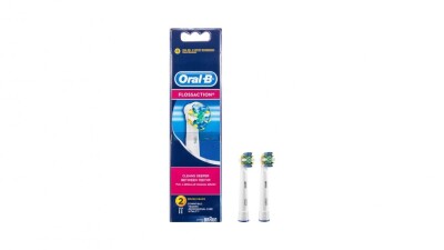 Bundle of 3 x Oral B FlossAction 2-Pack Replacement Electric Toothbrush Head EB251