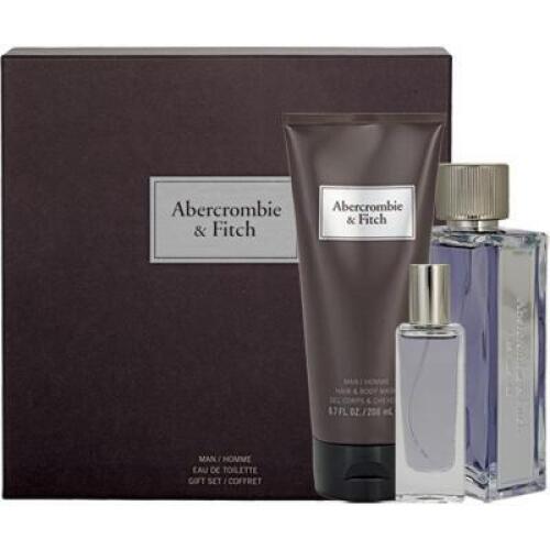 Abercrombie & Fitch First Instinct Man Eau de Toilette 100ml 3 Piece Set