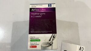 Bundle of 6 x Philips Sonicare AirFloss Ultra Nozzles (2 Pack) - Grey HX8032/05 - 4