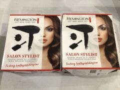 Bundle of 2 x Remington Salon Stylist Hair Dryer AC4000AU - 2