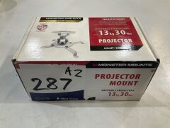 Monster Projector Mount - White MUP-150W - 3