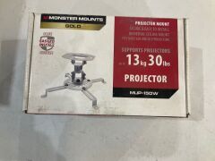 Monster Projector Mount - White MUP-150W - 2