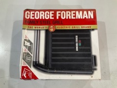 George Foreman Family Steel Grill GR25042AU - 2