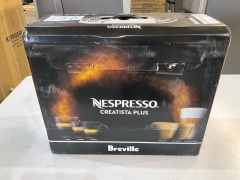 Nespresso Creatista Plus Coffee Machine by Breville Damson Blue BNE800DBL - 2