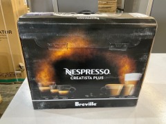 Nespresso Creatista Plus Coffee Machine by Breville Damson Blue BNE800DBL - 2