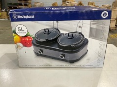 Westinghouse 2 x 2.5L Slow Cooker WHSC06KS - 2