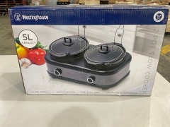 Westinghouse 2 x 2.5L Slow Cooker WHSC06KS - 2