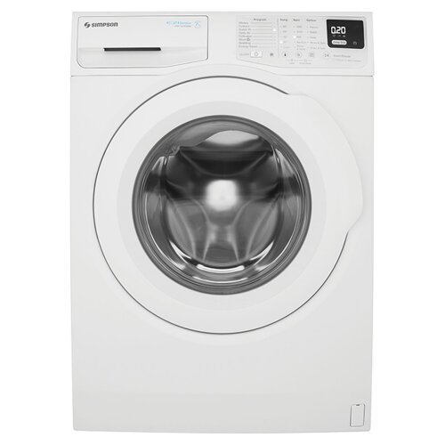 Simpson 7kg Front Load White Washing Machine SWF7025EQWA