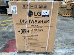 LG 15 Place QuadWash Dishwasher in Matte Black XD3A15MB - 2