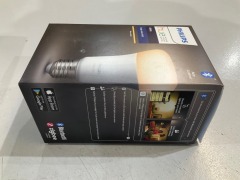 8 x Philips Hue White 9W A60 E27 Bulb with Bluetooth HUEWE27BT - 9