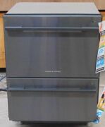 Fisher &Paykel Black Stainless Steel Double Dishdrawer Dishwasher DD60DDFB9 - 2
