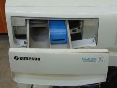 Simpson 7kg Front Load White Washing Machine SWF7025EQWA - 5