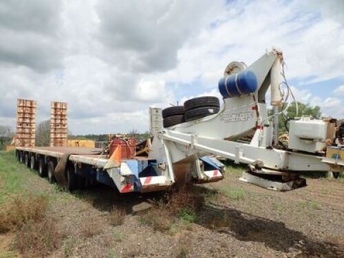 1983 Drake 7 Rows of 8 Platform Low Loader Trailer