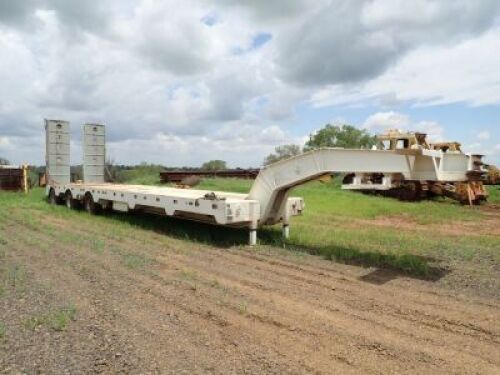 1990 Lusty Allison Hydraulic TRI Triaxle Full Widening Low Loader Trailer