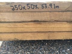 Structural Hardwood Timber 250mm x 50mm x 53.9 lineal meters (approx) - 4