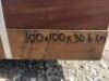 Structural Hardwood Timber 100mm x 100mm x 30.6 lineal meters (approx) - 5