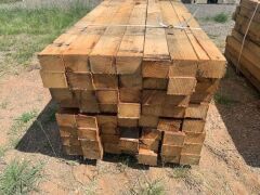 Structural Hardwood Timber 56 lengths @ 100mm x 75mm x 1.8m (approx) - 2