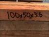 F17 Structural Hardwood 30 lengths @ 100mm x 50mm x 3.6m (approx) - 6