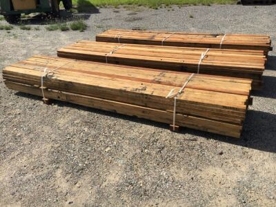 Hardwood Fence Rails 80 lengths @ 75mm x 38mm x 3.6m (approx)