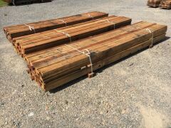 Hardwood Fence Rails 80 lengths @ 75mm x 38mm x 3.6m (approx) - 2
