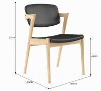 Modern Dining Chair Set - 2 Chairs - 2