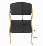 Modern Dining Chair Set - 2 Chairs - 3