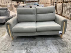 Scandinavian Inspired 2 Seater Sofa - 2