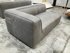 Leather Modular Sofa Corner Piece - 3