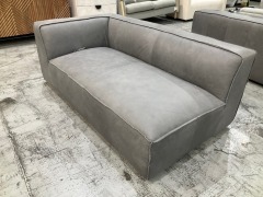 Leather Modular Sofa Corner Piece - 4