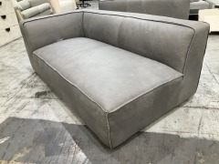 Leather Modular Sofa Corner Piece - 5