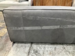 Leather Modular Sofa Corner Piece - 8