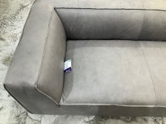 Leather Modular Sofa Corner Piece - 11