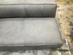 Leather Modular Sofa Corner Piece - 12