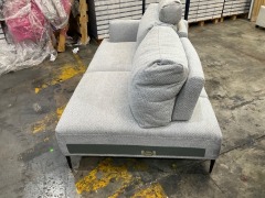 2 Seater Modular Sofa End Piece - 8