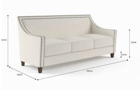 DNL Classic 3 Seater Sofa - 2