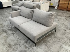 2 Seater Modular Sofa End Piece - 3