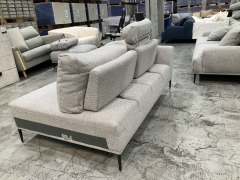 2 Seater Modular Sofa End Piece - 4