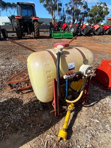 Boom Spray Attachment with 400L Poly Tank