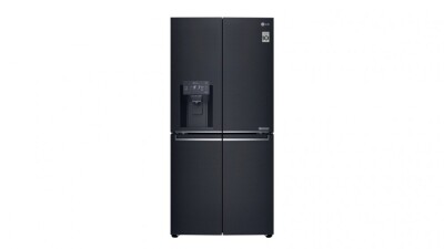 LG 508L Slim French Door Fridge with Ice and Water Dispenser - Matte Black GF-L570MBL