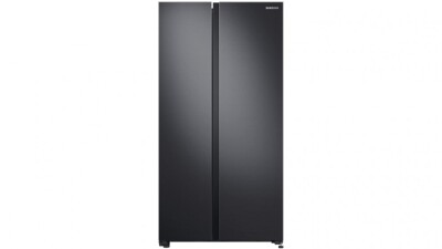 Samsung 655L Side By Side Fridge with SpaceMax Technology - Black Layered Steel SRS692NMB