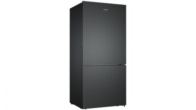 Hisense 483L PureFlat Bottom Mount Fridge - Black HRBM483B