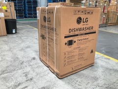 LG 14 Place QuadWash Dishwasher - Platinum Steel XD5B14P - 4