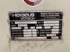 1992 Heraeus Votsch VEM 03/500 Thermocycling Chamber - 6