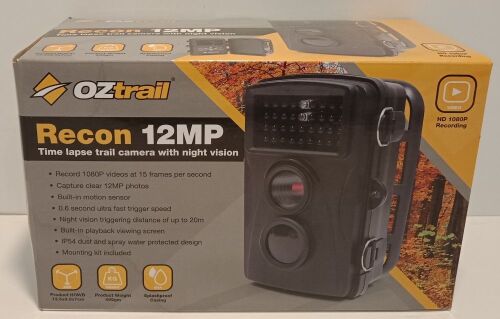 Oztrail Recon 12MP Trail Camera (CAM-H12-F]