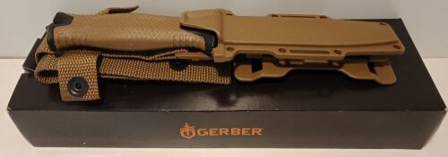 GERBER Strongarm Fixed Blade Knife - Coyote Brown (GE30001058)