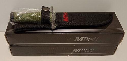 2 x M-Tech Survival Knife (MT-20-68GN)