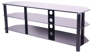 AVS 1500mm Universal Flat Panel TV Stand - Black TCC1500B