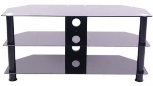 AVS 1000mm Universal Flat Panel TV Stand - Black LPF1000B